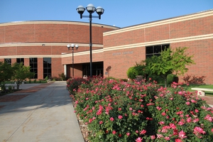 Front of Brown Center at Cowley College